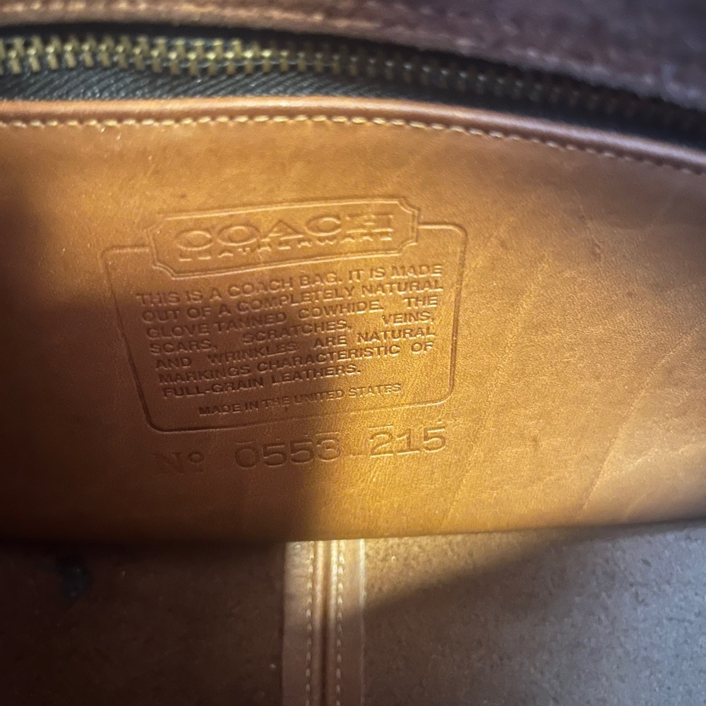 Coach Brown Leather Crossbody Bag - Picture 10 of 12